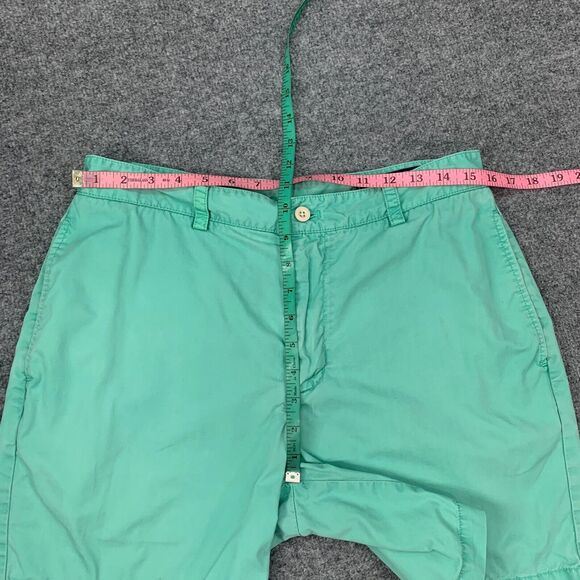 Vineyard Vines Shorts Mens 32 Aruba Blue Club Cotton Twill Flat Front Prep Chino - Picture 6 of 14